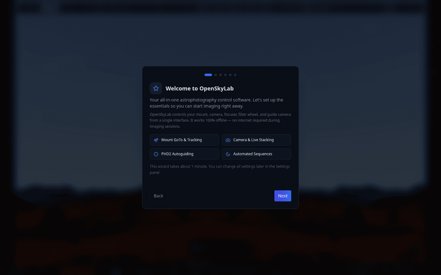 Screenshot: Connection Settings